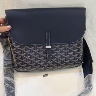 GOYARD 經典 Coursier 郵差包 全新 藍色
